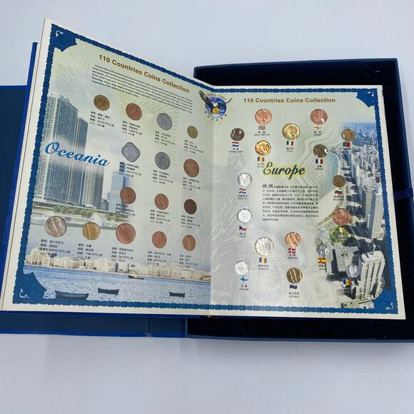 World Coins Collection 110 Countries Coin Collection in Chinese Collector Book - Picture 10 of 13